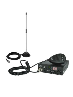 CB PNI ESCORT HP 8024 ASQ Radio Station Kit + CB PNI Extra 40 Antena