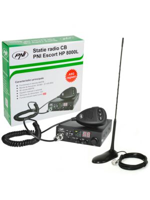 CB PNI ESCORT HP 8000L ASQ radijska postaja + CB PNI Extra 45 antena z magnetom