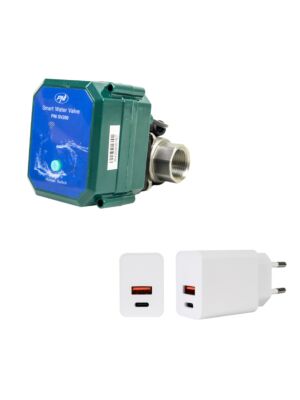 Paket Inteligentni vodni ventil PNI SV200 in napajalnik PNI CHG300