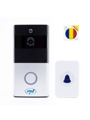 Paket pametnega video domofona PNI SafeHome PT710B WiFi HD, P2P in lepljiva zastavica
