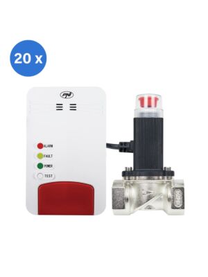 komplet pametnih senzorjev plina in elektromagnetni ventil PNI Safe House Smart Gas 300
