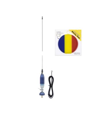 Sirio SUPER 9 CB antenski paket z metuljem, dolžine 155 cm in lepljivo zastavico vključeni