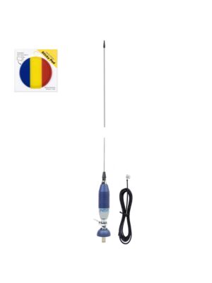 Sirio SUPER 9 CB antenski paket z metuljem, dolžine 155 cm in lepljivo zastavico vključeni