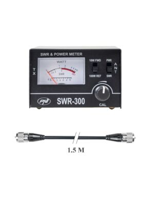 Paket reflektometra PNI SWR-300 PWR-SWR za merjenje SWR in priključni kabel PNI R150