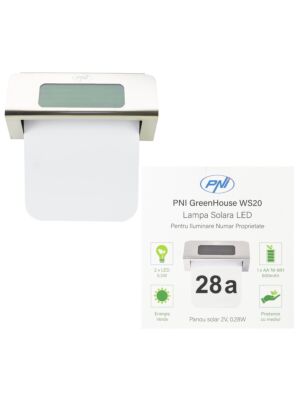 LED solarna svetilka PNI GreenHouse